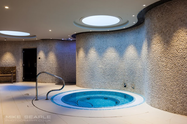 Headland hotel Cornwall's hot tub
