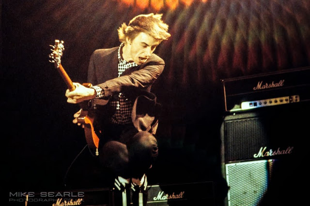 Paul weller of the jam photographed at Aylesbury Friars in 1979